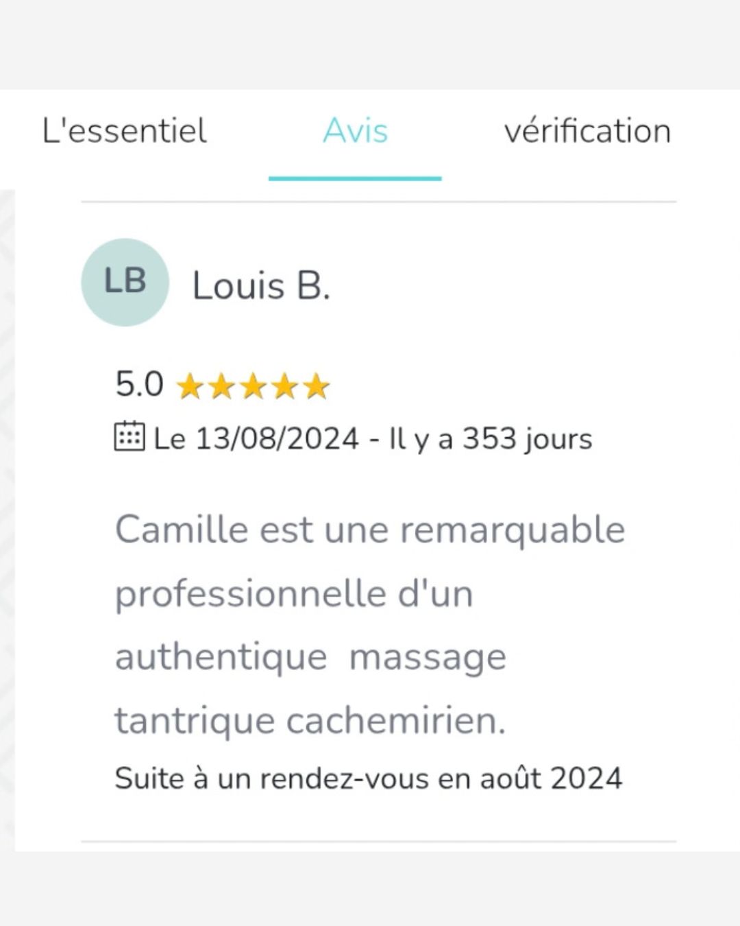 Témoignage d’un client après un massage cachemirien à Paris