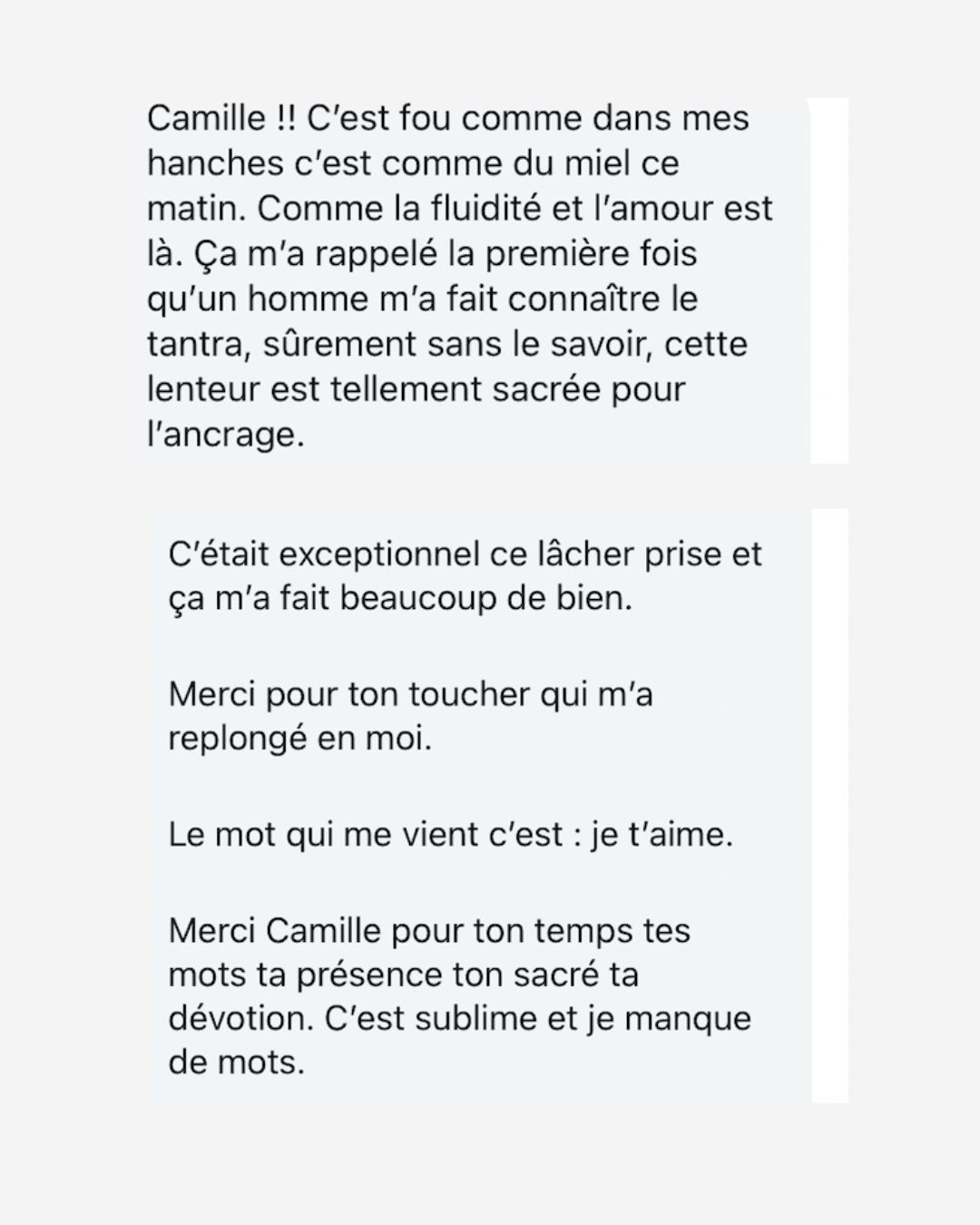 Témoignage d’une cliente après un massage cachemirien à Paris